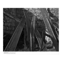 Fallen Roof Boards near Old Kilns, 1963 posters