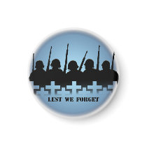 Fallen Soldier Magnet Lest We Forget War Gifts