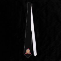 Falling Flaming Heart Tie
