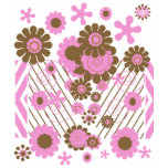Falling Flowers Womans Camisole Top t-shirts