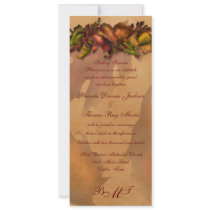 Falling Forever Wedding Collection invitations