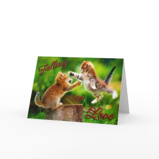 Falling in Love, Valentine's Day card