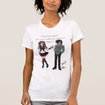 falling in love with the wrong person again t-shirts