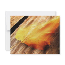 Falling Leave invitations