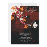 Falling Leaves - Autumn Invitation