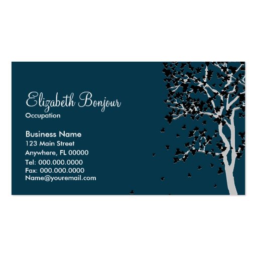 Falling Leaves ~ Business Cards