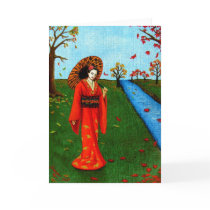 "Falling Leaves" Cards