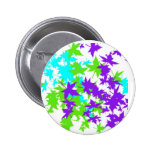 Falling Leaves in Turquoise, Purple and Lime buttons