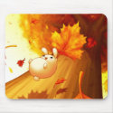 Falling Leaves Mousepad by celesse Falling Leaves Mousepad