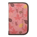 Falling Leaves Personalized Planner Rickshaw Folio