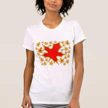 Falling Leaves T Shirts