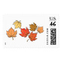 Falling Maple Leaves postage by White_Wedding Falling Maple Leaves postage