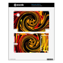 Falling Nintendo DSi XL console skin Nintendo DSi XL Decal