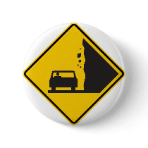 Falling Rock Zone Highway Sign buttons by wesleyowns Falling Rock Zone Highway Sign buttons