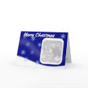 Falling Snow Christmas Card by AJsGraphics Falling Snow Christmas Card