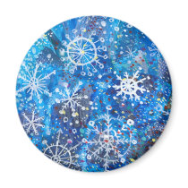 Falling Snowflakes Magnet magnets