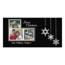 Falling Snowflakes photo cards