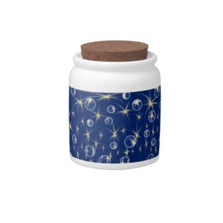 Falling Stars and Bubbles Candy Jar