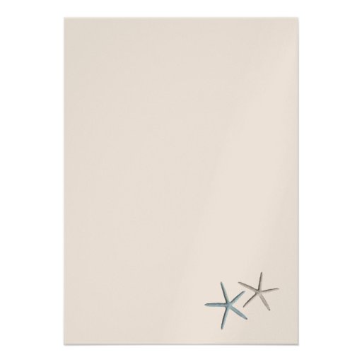 Falling Stars Tropical Wedding Invitations