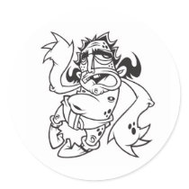 falling stickers