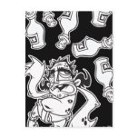falling with bottles postcards
