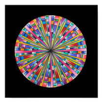 Falling Within Mandala Posters