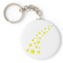 falling yellow stars keychains