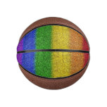 Falln Rainbow Glitter Gradient Basketball