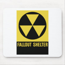 Fallout Shelter Sign Mousepad