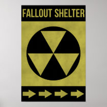 Fallout Shelter Sign Print