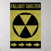 Fallout Shelter Sign Print