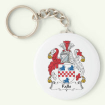 Falls Family Crest Keychain