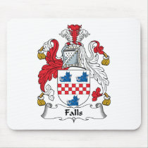 Falls Family Crest Mousepad