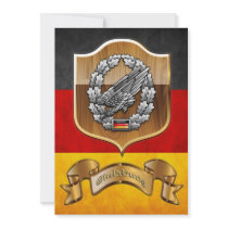 Fallschirmjägertruppe Barettabzeichen Personalized Announcements