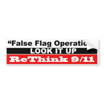 False Flag Operation bumper stickers by oxidave False Flag Operation bumper stickers