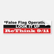 False Flag Operation Bumper Stickers