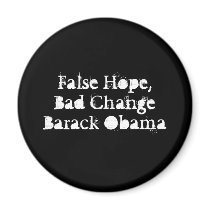 False Hope,Bad Change Barack Obama magnets by jenniekurono False Hope,Bad Change Barack Obama magnets
