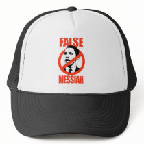 FALSE MESSIAH / ANTI-OBAMA T-SHIRT TRUCKER HATS