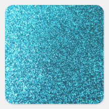 Falso brillo azul pegatina