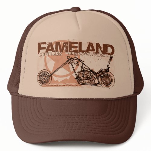 Fameland Choppers Hollywood - Sepia Edition hat