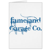 Fameland Garage Company - Planet Blue Edition Card