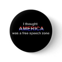 fAmerica free speech zone button by infowarrior fAmerica free speech zone button