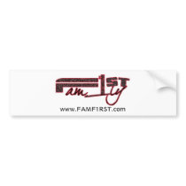 FAMF1RST Bumper Sticker