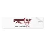 FAMF1RST Bumper Sticker bumper stickers