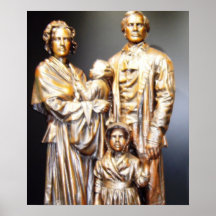 Familia de Lincoln en Kentucky Poster