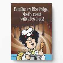 Families Are Like Fudge 5x7 Display Plaque