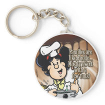 Families are Like Fudge Keychain