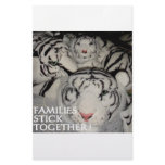 FAMILIES STICK TOGETHER TIGERS CUSTOMIZED STATIONERY