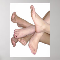 Familiy of feet posters