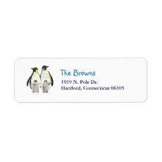 Family Address Labels label